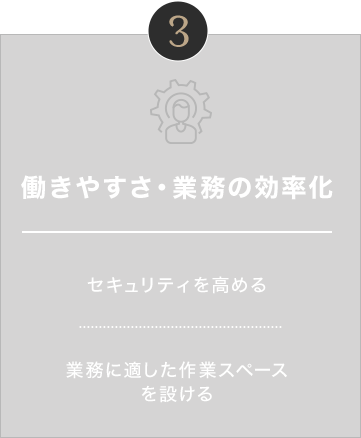 働きやすさ・業務の効率化